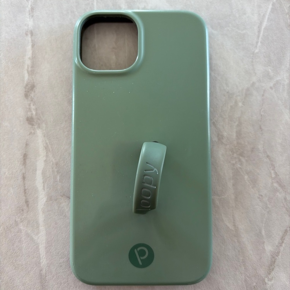 Loopy Case Sage Green Phone Cover with Loop